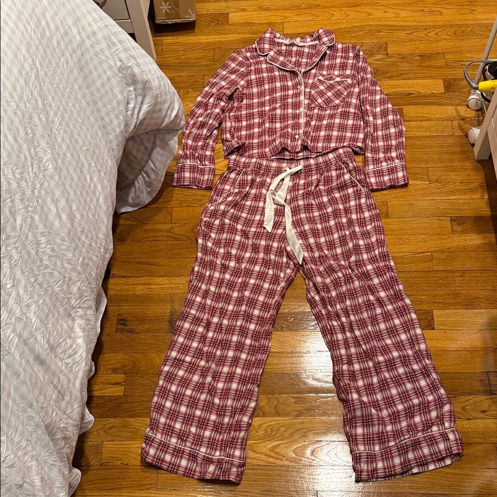 Plaid Pajama Set